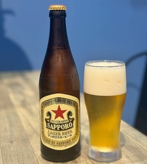 サッポロ　ラガー　中瓶