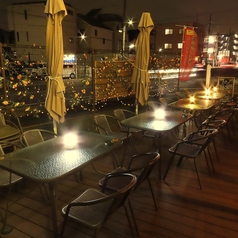 4名様用のテラス席です。