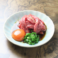 料理メニュー写真&nbsp;和牛生ユッケ