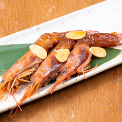 赤海老の醤油漬け