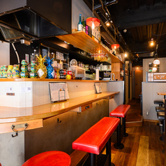 お1人様やデートにも最適な、カウンター席をご用意しております。