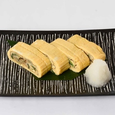 煮穴子の出汁巻き玉子焼き