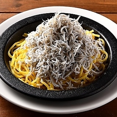 釜揚げシラスのスープペペロンチーノ