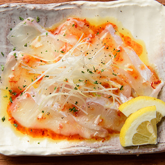 寒平目のカルパッチョ