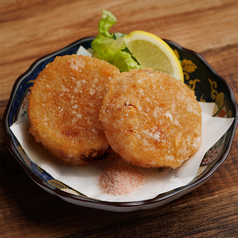 出汁染み大根の唐揚げ