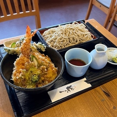 春天丼と十割せいろ蕎麦