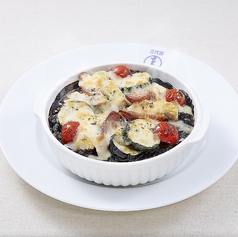 季節野菜の焼き黒カレーライス