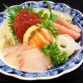 料理メニュー写真&nbsp;刺身盛り合わせ1人前