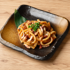 イカの塩辛クリームうどん