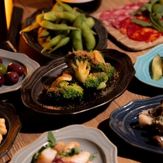 カラスミまみれのブロッコリーガーリック風味