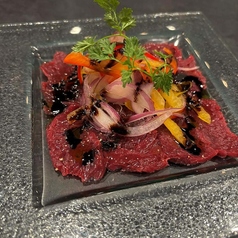 馬肉のカルパッチョ