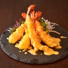 エビの特製マヨソースがけ
