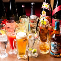 《充実のラインナップ！》70種類以上の飲み放題メニュー