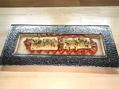 薄切りトマト炙りチーズ