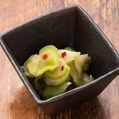 緑色浅漬けザーサイ