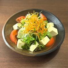 豊田市 小原 柴田商店の豆腐サラダ