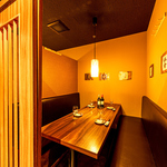 人数に合った快適な個室席へご案内致します！扉付きのプライベート空間でのんびりとお食事を堪能！