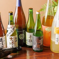 こだわりの日本酒や焼酎