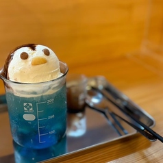 実験クリームソーダ