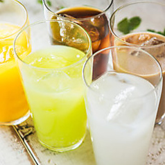 コーヒーやソフトドリンクも充実してます◎