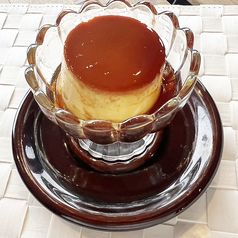 喫茶店のプリン
