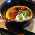 料理メニュー写真&nbsp;自家製!!ほうじ茶クレームブリュレ