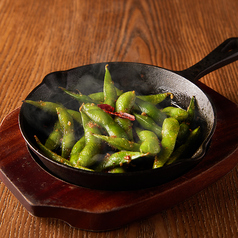 枝豆のペペロンチーノ