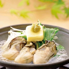 牡蠣の柚子胡椒バター焼き