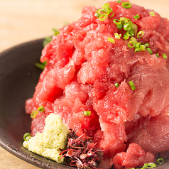 濃厚まぐろの中落ち豪快盛り