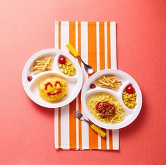 【小学生以下のお子様特別メニュー】オムライスプレート/パスタプレート 