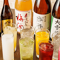 豊富な種類のお酒♪