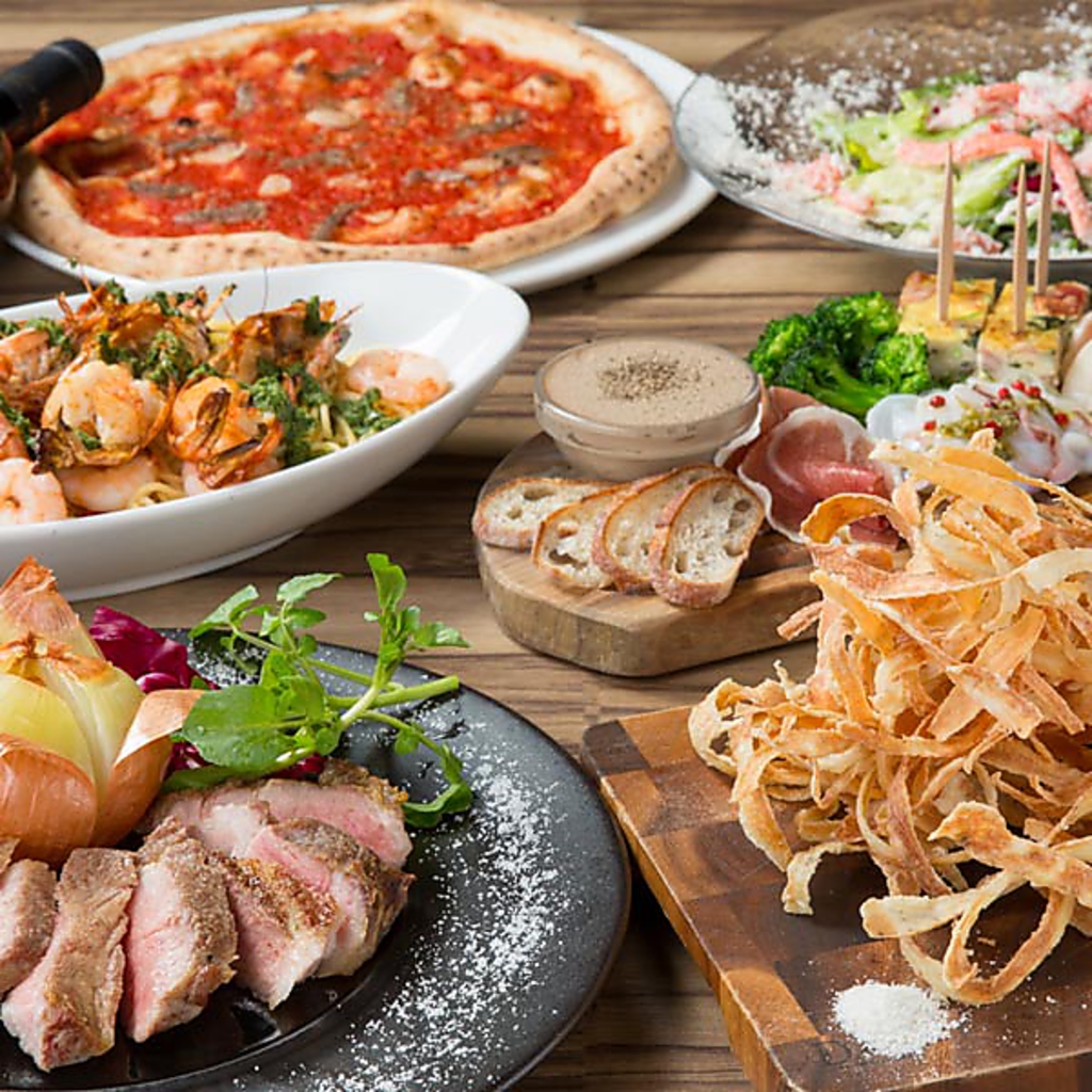本格イタリア料理を思う存分に楽しめるパーティーコース！飲み放題をつけるならクーポンがお得★