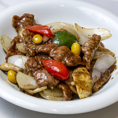 黒胡椒牛肉炒め
