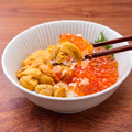 料理メニュー写真&nbsp;直送生雲丹とイクラ