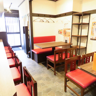 各種ご宴会も大歓迎！ゆったりとした店内で楽しめる◎