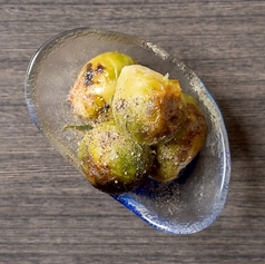 芽キャベツの胡椒浸し