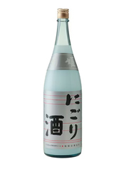 【甘】菊姫にごり酒〈石川〉＋　山廃本醸造　グラス