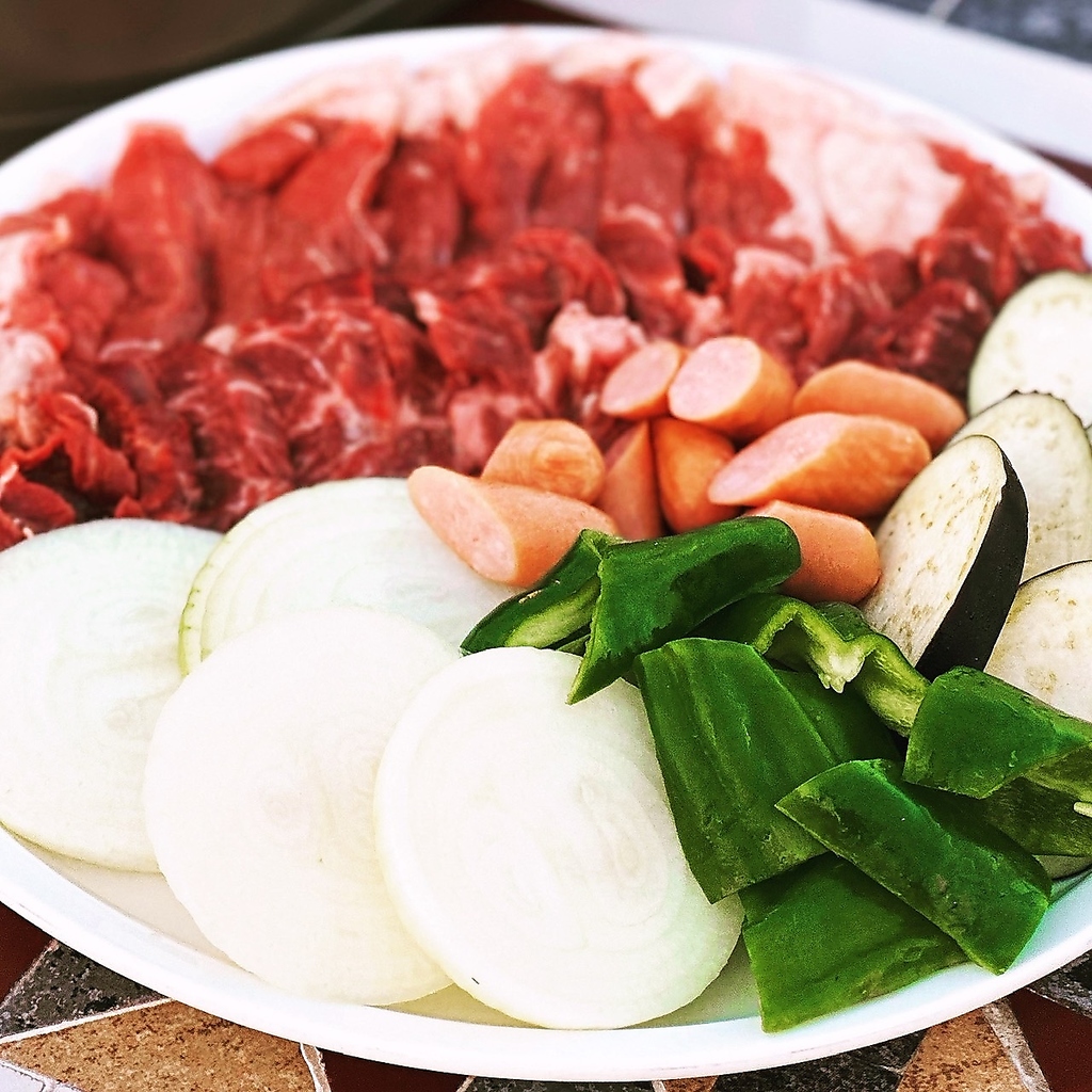 テラス席限定BBQコース