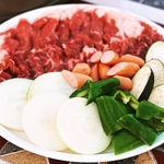 テラス席限定BBQコース