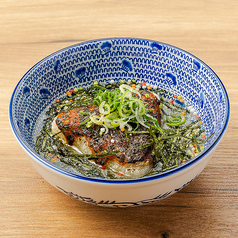 大葉味噌の焼きおにぎり茶漬け