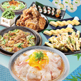 【白石市　宴会】2H飲み放題付コース種類豊富にご用意しています！季節毎で変わるコースメニューは、旬の食材を使用した料理をお楽しみ頂けます★会社宴会や女子会だけでなく、接待などにもお使いいただけます。