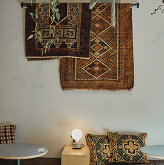 落ち着いたソファー席