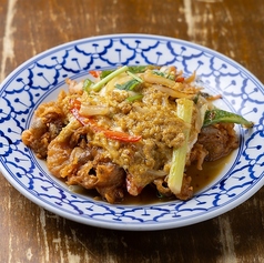 ハーフ　ソフトシェルクラブのカレー炒め