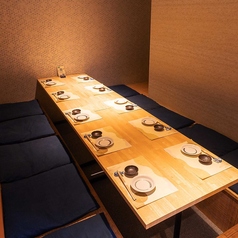 【掘りごたつ個室】周りを気にせず、お料理をお楽しみいただけます◎