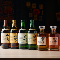 希少酒のお取り扱いも有。