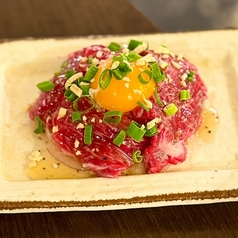 馬肉のカルパッチョ