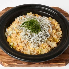 しらす納豆の焼飯