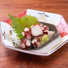 活タコの叩き