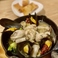 広島産牡蠣とムール貝のアヒージョ
