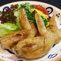 料理メニュー写真&nbsp;手羽先ガーリック焼き(3本)